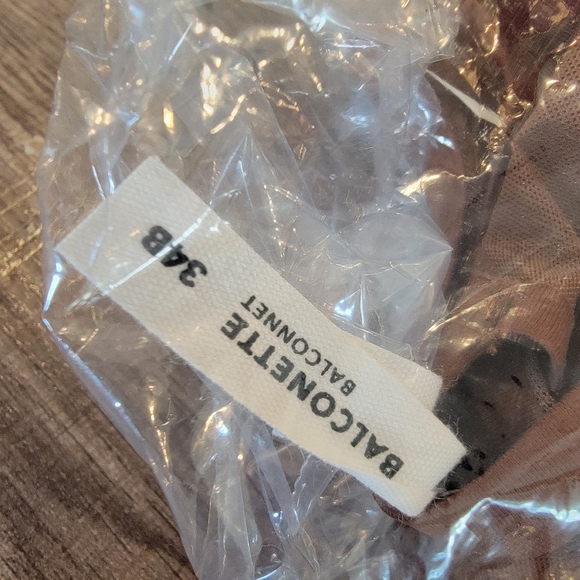 Aerie Smoothez Mesh Unlined Balconette Bra in Brown Size 34B New! - Picture 5 of 6